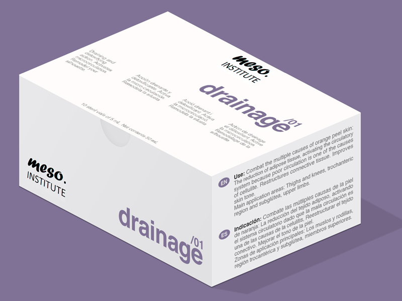MESO.institute drainage/01 ir spēcīga anti celulīta formula