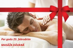 Par godu 23.februārim uzdāviniet saviem mīļiem vīriešiem muguras masāžu